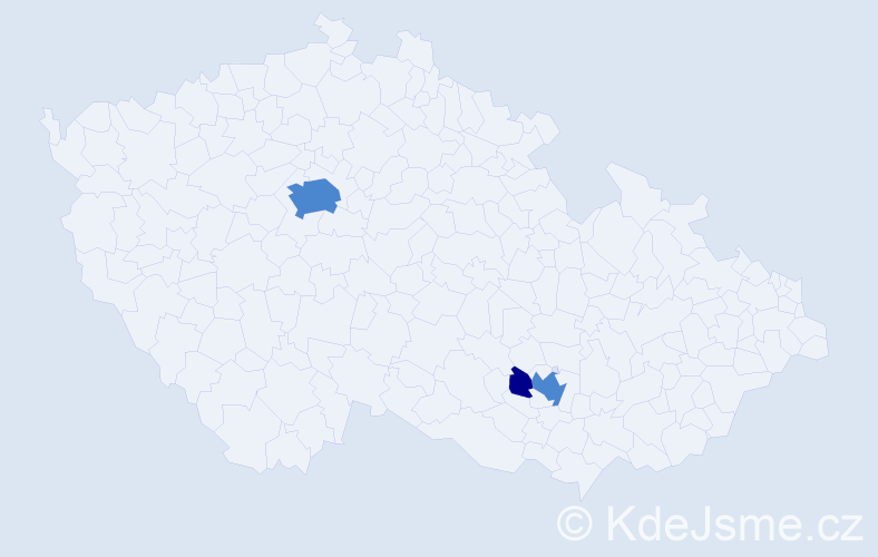 Příjmení: 'Plaisnerová', počet výskytů 13 v celé ČR