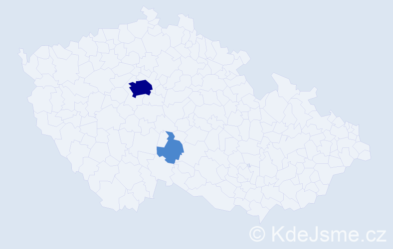 Příjmení: 'Dyuk', počet výskytů 4 v celé ČR