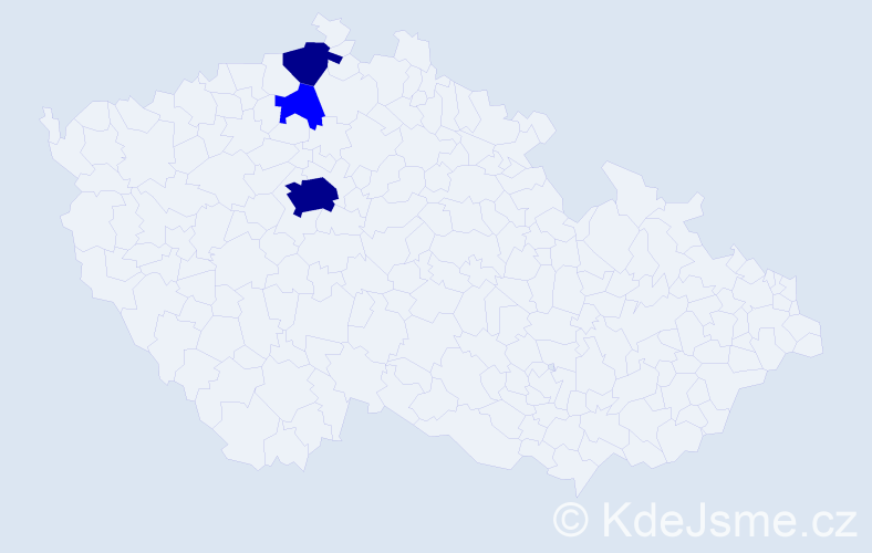Příjmení: 'Bánovčinová', počet výskytů 5 v celé ČR