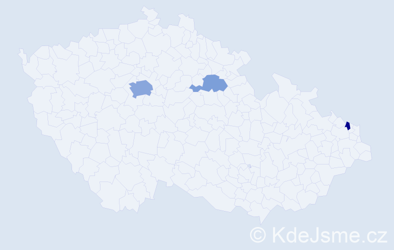 Příjmení: 'Döbertová', počet výskytů 7 v celé ČR