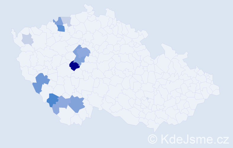 Příjmení: 'Plechinger', počet výskytů 42 v celé ČR