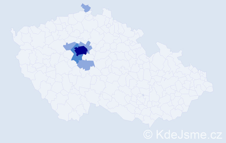 Příjmení: 'Schnappel', počet výskytů 11 v celé ČR