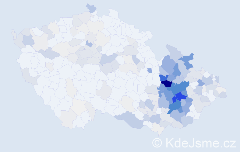 Příjmení: 'Skopal', počet výskytů 1002 v celé ČR
