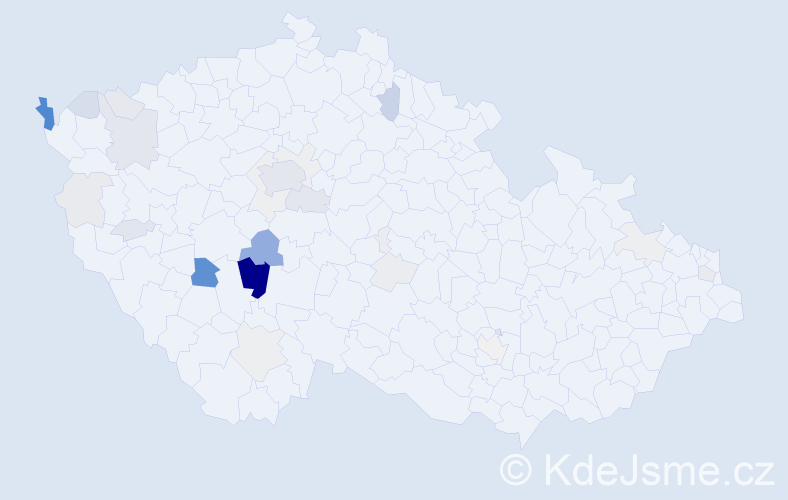 Příjmení: 'Panec', počet výskytů 98 v celé ČR