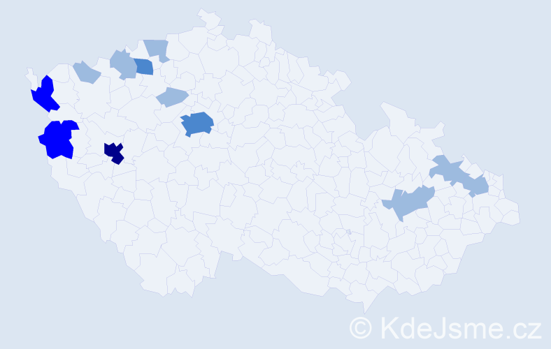 Příjmení: 'Dinh Xuan', počet výskytů 21 v celé ČR