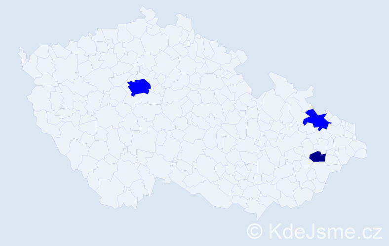 Příjmení: 'Diatilo', počet výskytů 4 v celé ČR