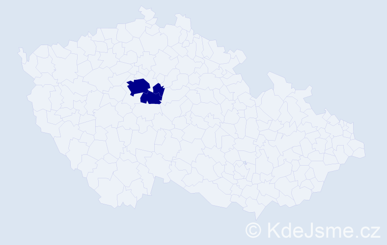 Příjmení: 'Merzanych', počet výskytů 3 v celé ČR