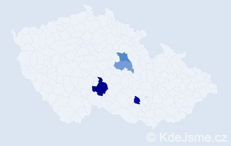 Příjmení: 'Kišidai', počet výskytů 6 v celé ČR