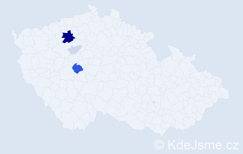 Příjmení: 'Seydlová', počet výskytů 10 v celé ČR