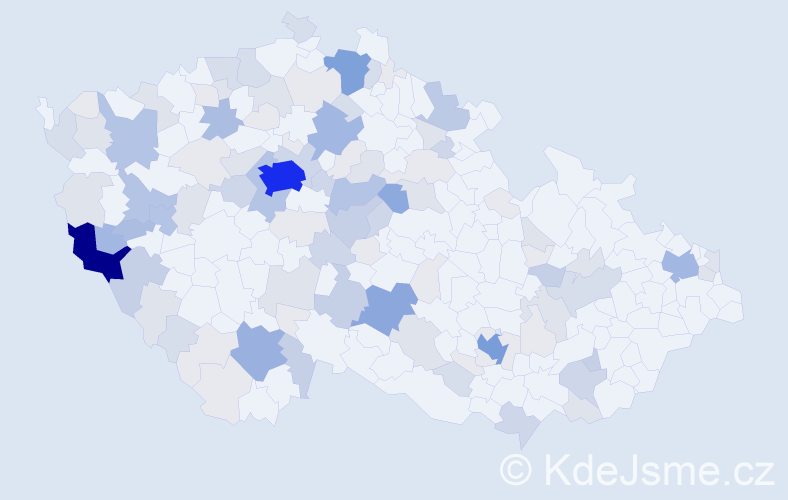 Příjmení: 'Forst', počet výskytů 394 v celé ČR