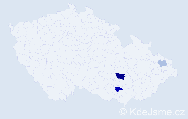 Příjmení: 'Hartleif', počet výskytů 4 v celé ČR