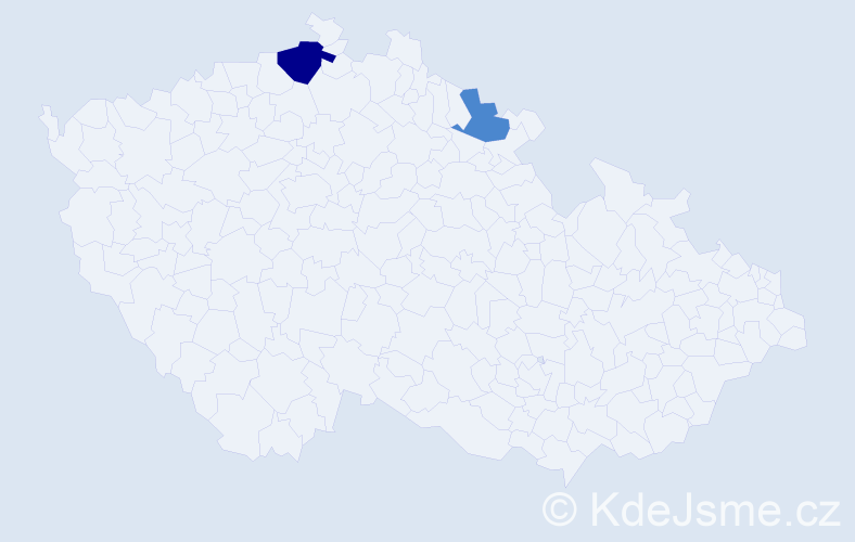 Příjmení: 'Drobúl', počet výskytů 4 v celé ČR