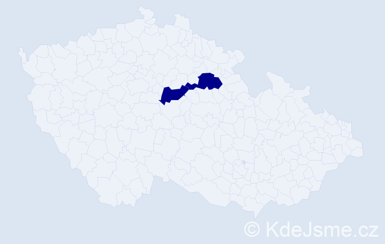 Příjmení: 'Timočko', počet výskytů 2 v celé ČR