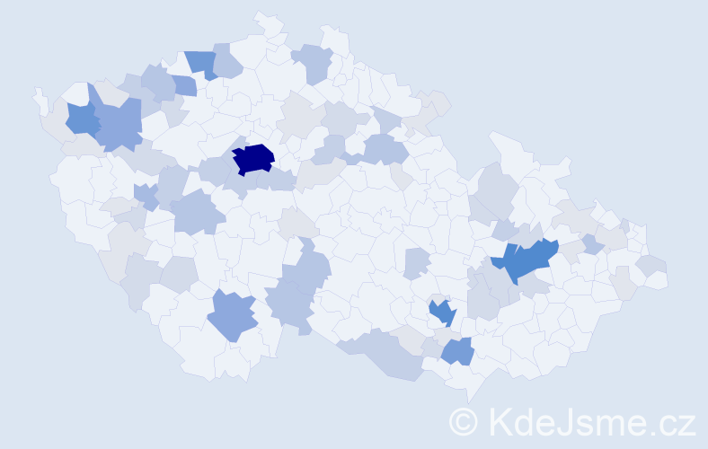 Příjmení: 'Hirsch', počet výskytů 231 v celé ČR