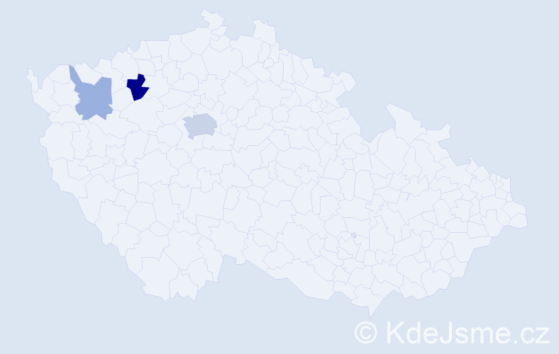 Příjmení: 'Chirnside', počet výskytů 7 v celé ČR
