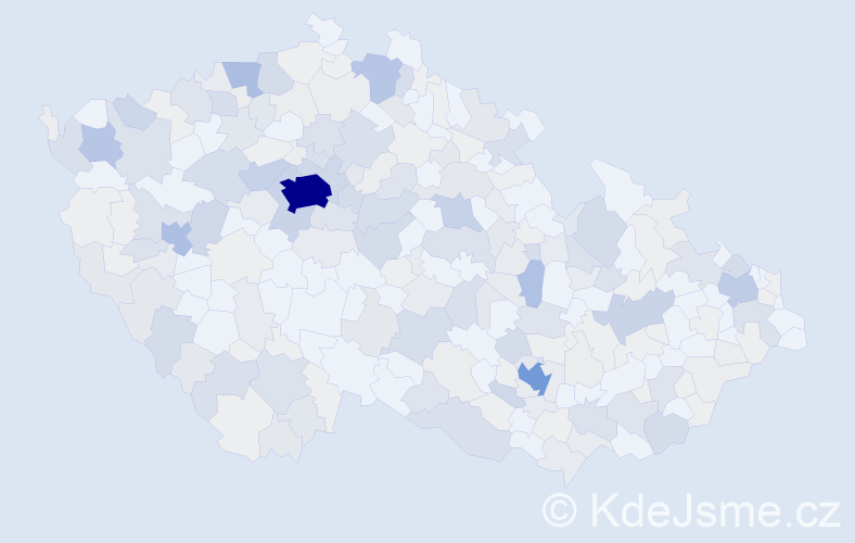 Příjmení: 'Fuchsová', počet výskytů 957 v celé ČR