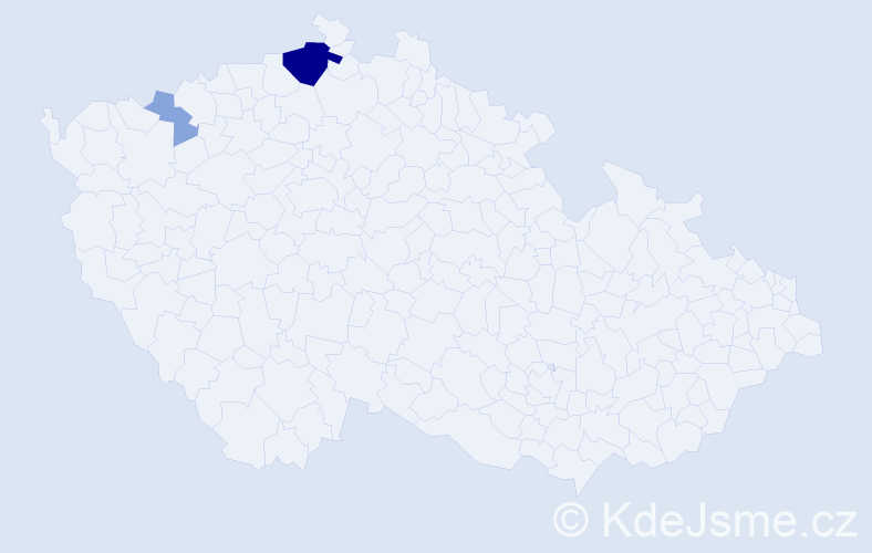 Příjmení: 'Battya', počet výskytů 24 v celé ČR