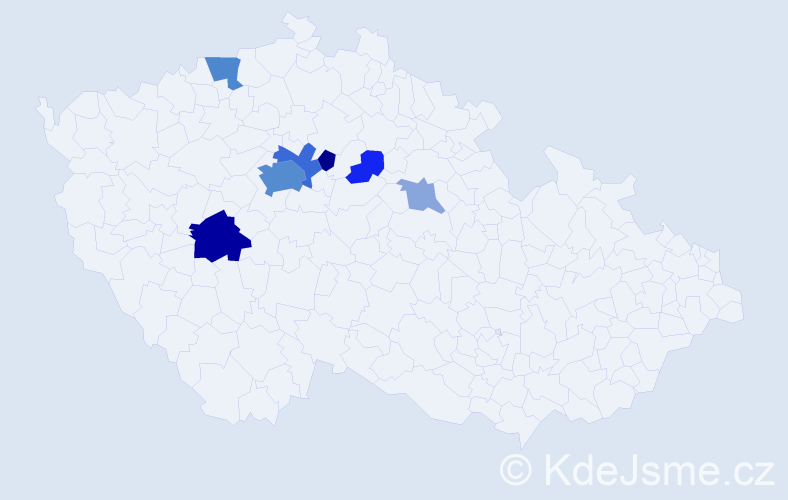 Příjmení: 'Arutyunyan', počet výskytů 24 v celé ČR