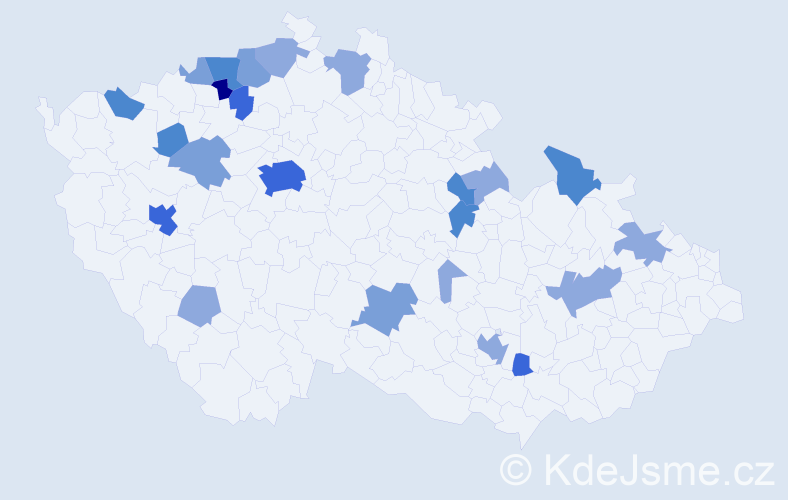 Příjmení: 'Lifka', počet výskytů 57 v celé ČR
