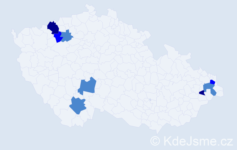 Příjmení: 'Knapo', počet výskytů 14 v celé ČR