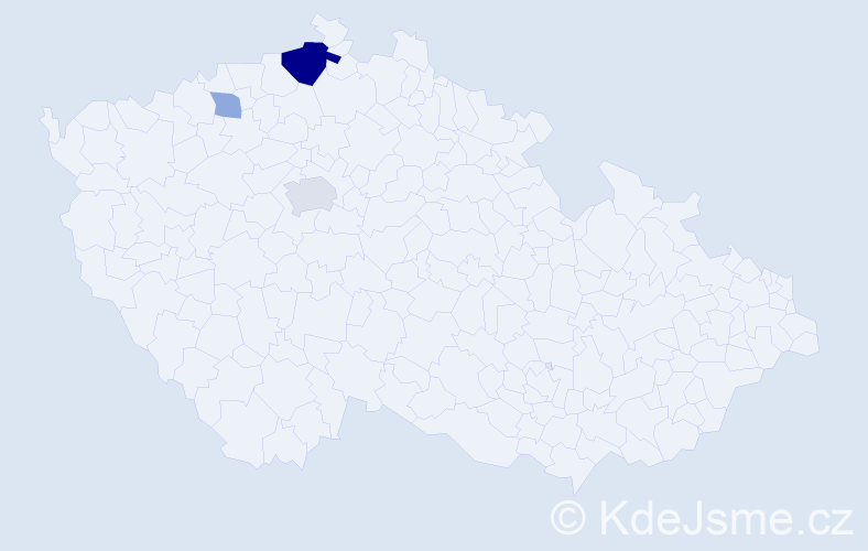 Příjmení: 'Ihnaťuk', počet výskytů 8 v celé ČR