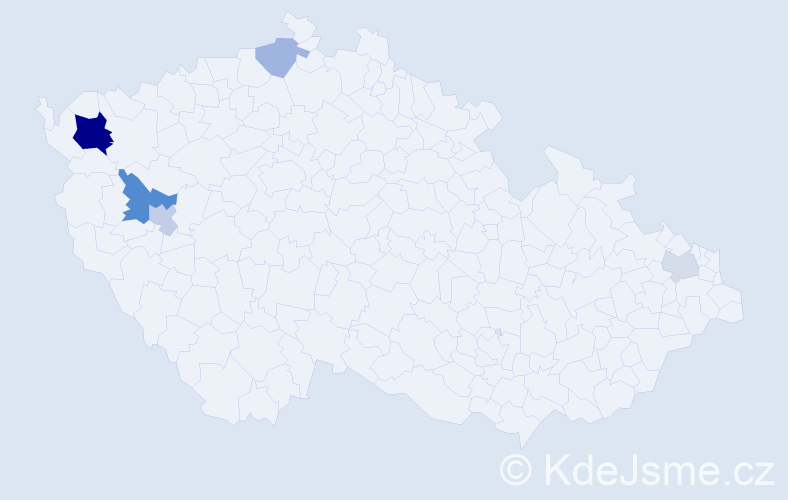 Příjmení: 'Scheinkönigová', počet výskytů 11 v celé ČR