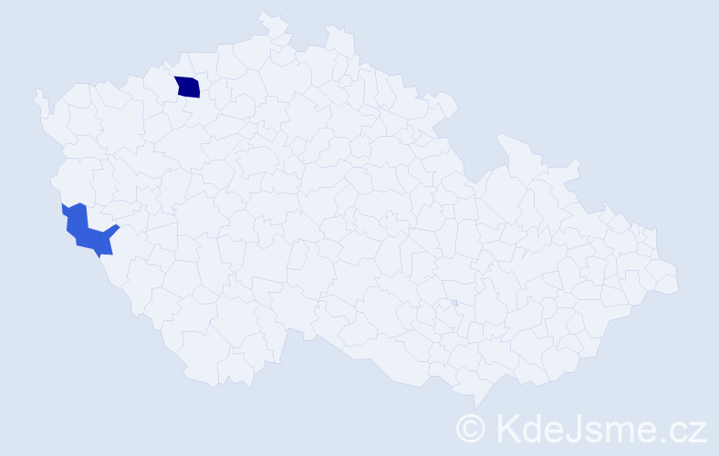 Příjmení: 'Woldekiros', počet výskytů 4 v celé ČR