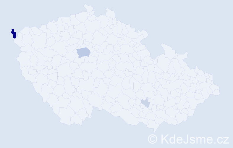 Příjmení: 'Lombardi', počet výskytů 6 v celé ČR