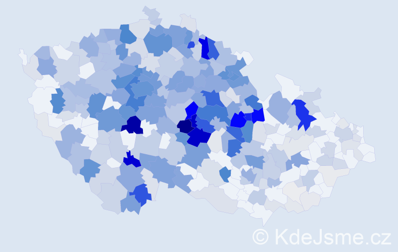 Příjmení: 'Vondrová', počet výskytů 1528 v celé ČR