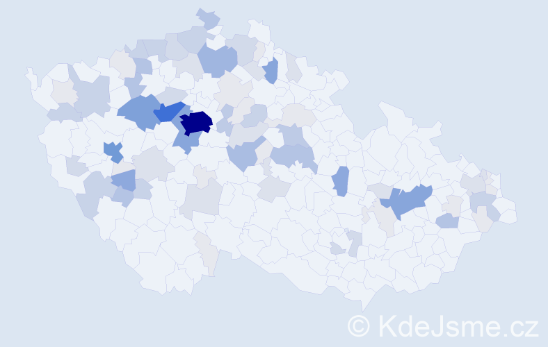 Příjmení: 'Barochová', počet výskytů 308 v celé ČR