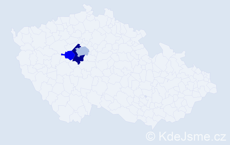 Příjmení: 'Yamaguchi', počet výskytů 5 v celé ČR