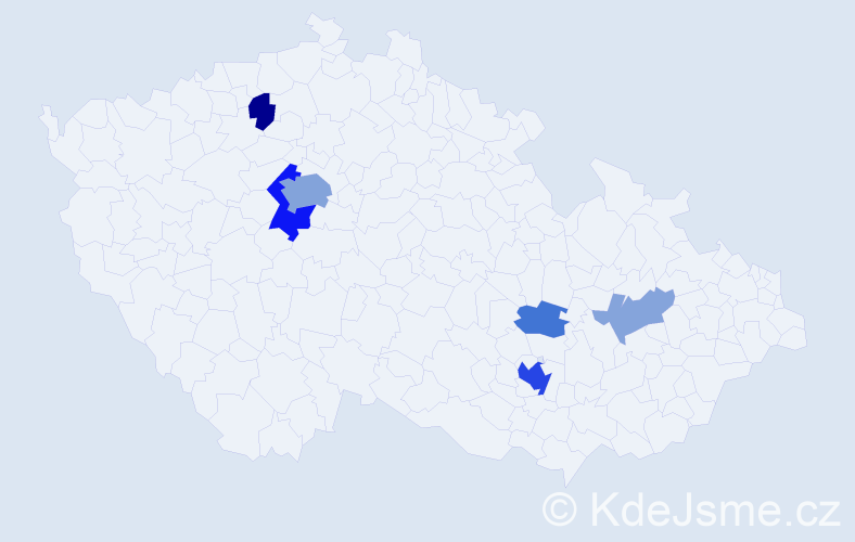 Příjmení: 'Cohen', počet výskytů 34 v celé ČR