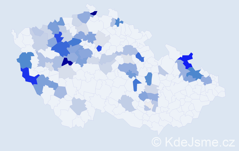 Příjmení: 'Hendrichová', počet výskytů 234 v celé ČR