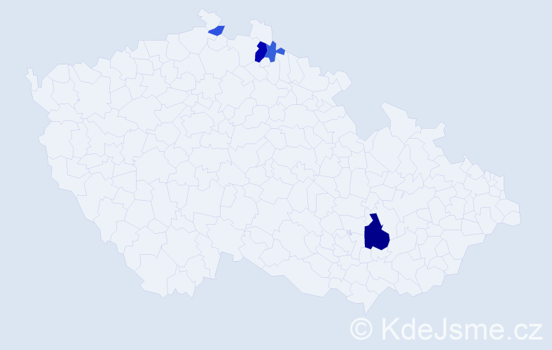 Příjmení: 'Hettfleisch', počet výskytů 10 v celé ČR