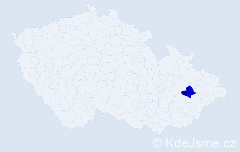 Příjmení: 'Klimkovská', počet výskytů 3 v celé ČR