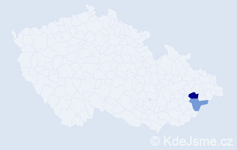 Příjmení: 'Fidrych', počet výskytů 3 v celé ČR