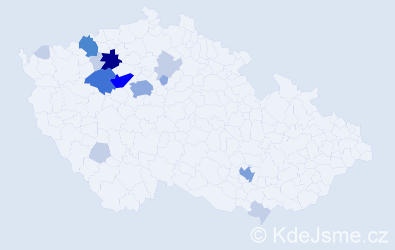 Příjmení: 'Vurbs', počet výskytů 42 v celé ČR