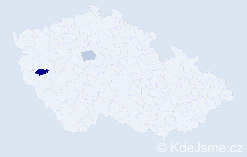Příjmení: 'Teynor', počet výskytů 4 v celé ČR