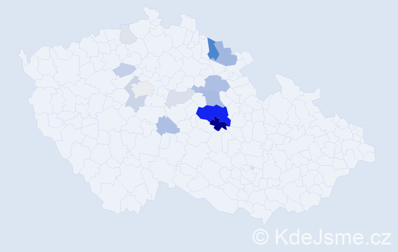 Příjmení: 'Dachovská', počet výskytů 44 v celé ČR