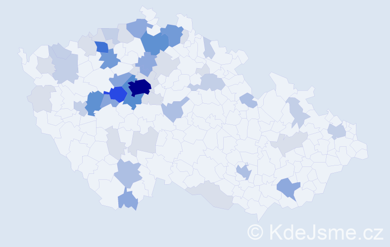 Příjmení: 'Kreisinger', počet výskytů 164 v celé ČR