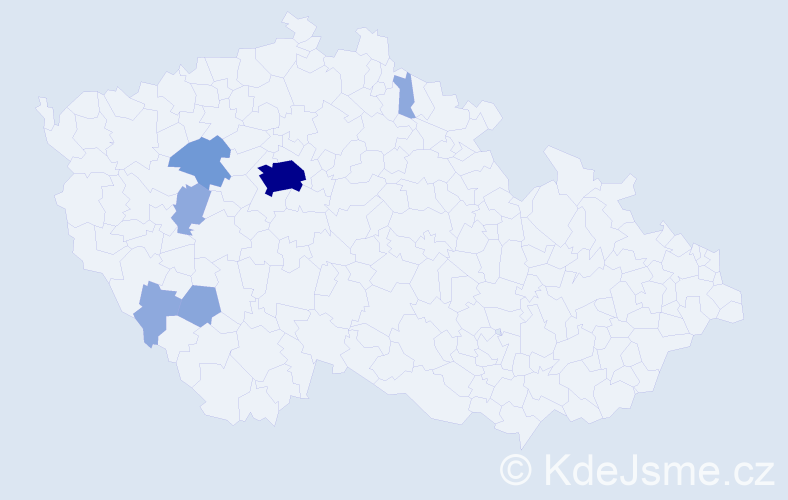 Příjmení: 'Sorokáčová', počet výskytů 17 v celé ČR