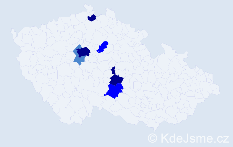 Příjmení: 'Kraumanová', počet výskytů 14 v celé ČR