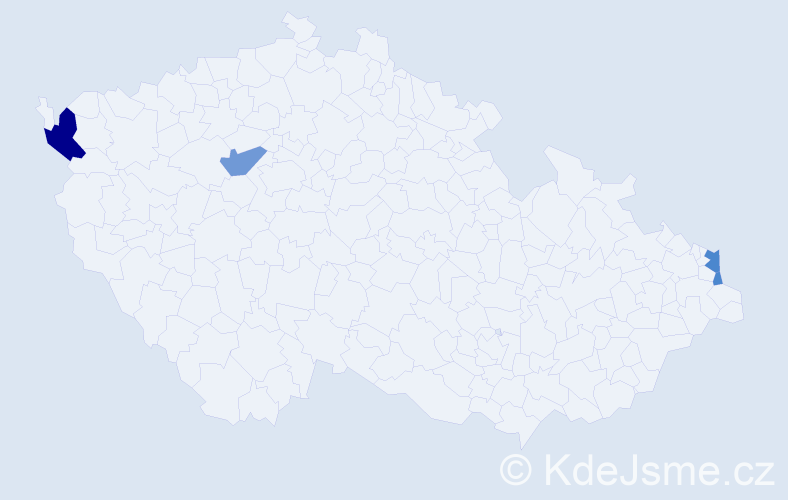 Příjmení: 'Kaziková', počet výskytů 14 v celé ČR