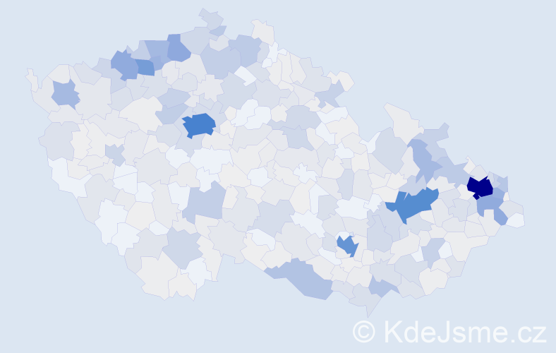 Příjmení: 'Balážová', počet výskytů 2285 v celé ČR