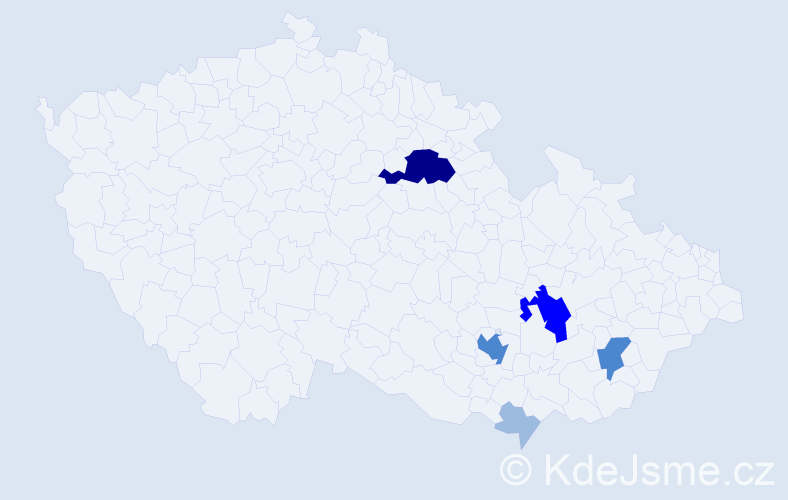 Příjmení: 'Farrag', počet výskytů 12 v celé ČR
