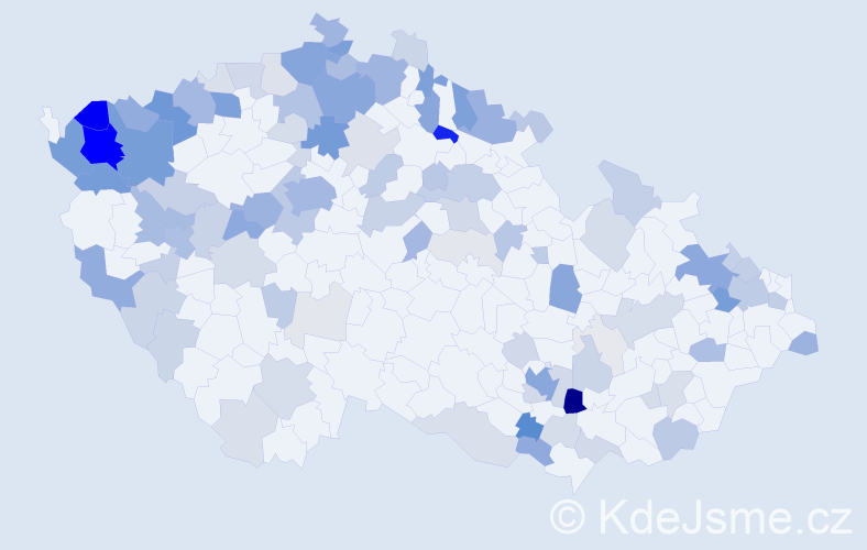 Příjmení: 'Lorenz', počet výskytů 390 v celé ČR