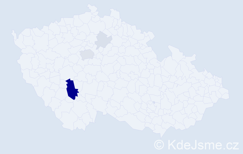 Příjmení: 'Kolpek', počet výskytů 20 v celé ČR