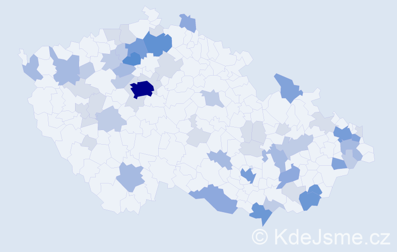 Příjmení: 'Turza', počet výskytů 161 v celé ČR