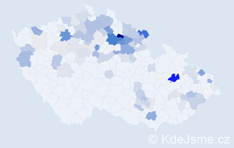 Příjmení: 'Groh', počet výskytů 281 v celé ČR