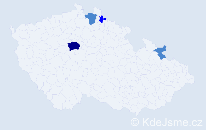 Příjmení: 'Fabinyiová', počet výskytů 7 v celé ČR